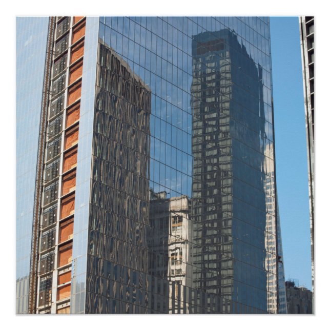 Póster Edificio de la Oficina de Reflexiones Nueva York (Anverso)