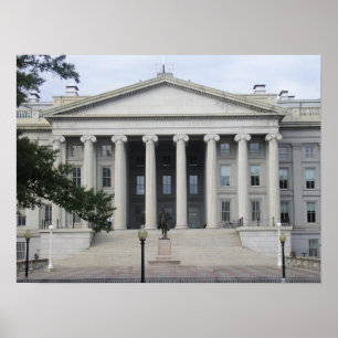 Póster Edificio de tesorería