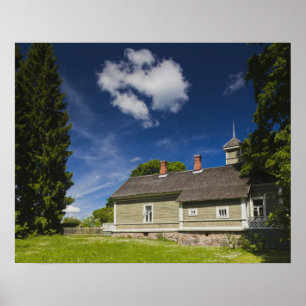 Póster Edificio de viviendas de Mikhailovskoye