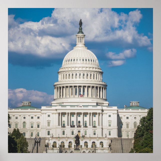 Póster Edificio del Capitolio de Estados Unidos (Frente)