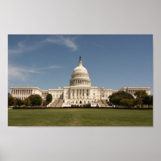 Póster Edificio del Capitolio de Estados Unidos