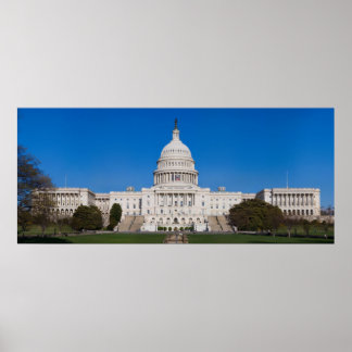 Póster Edificio del Capitolio de Estados Unidos Vista Occ
