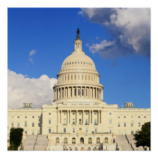 Póster Edificio del Capitolio de los Estados Unidos, Wash