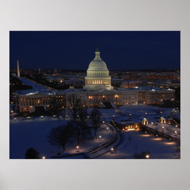 Póster Edificio del Capitolio de los Estados Unidos, Wash (Frente)