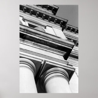 Póster Edificio del Capitolio de Michigan