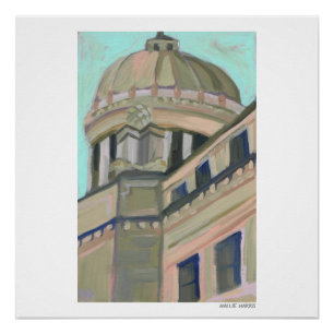 Póster Edificio del Capitolio Jackson Mississippi