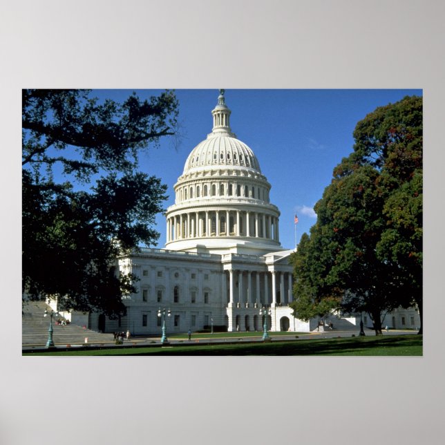 Póster Edificio del Capitolio, Washington, D.C., EE.UU. (Frente)