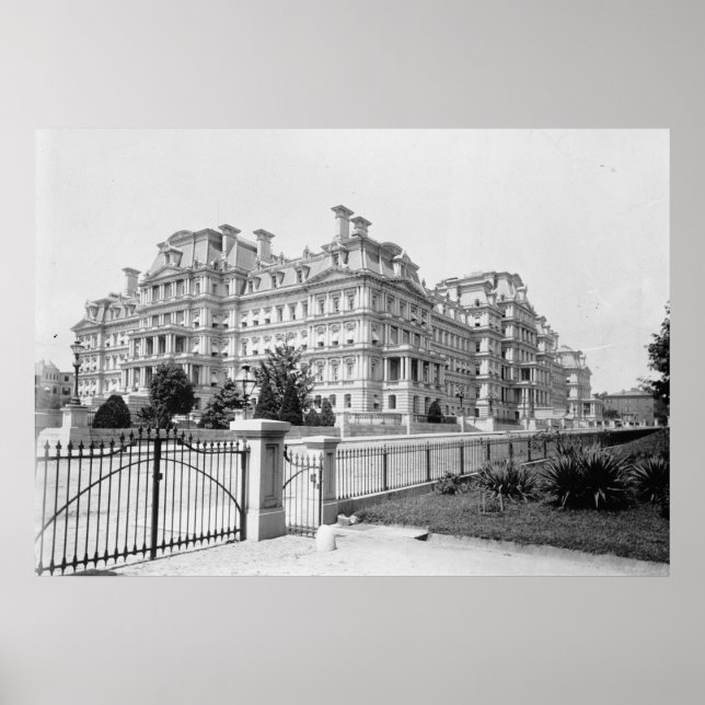 Póster Edificio del Estado, Guerra y Marina (Frente)