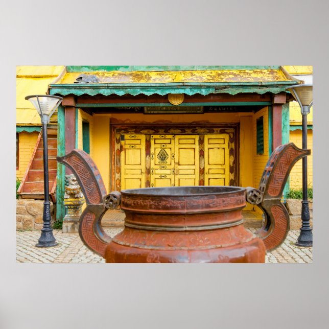 Póster Edificio del Monasterio Exterior (Frente)