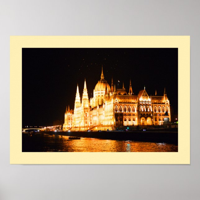 Póster Edificio del Parlamento en Budapest (Frente)