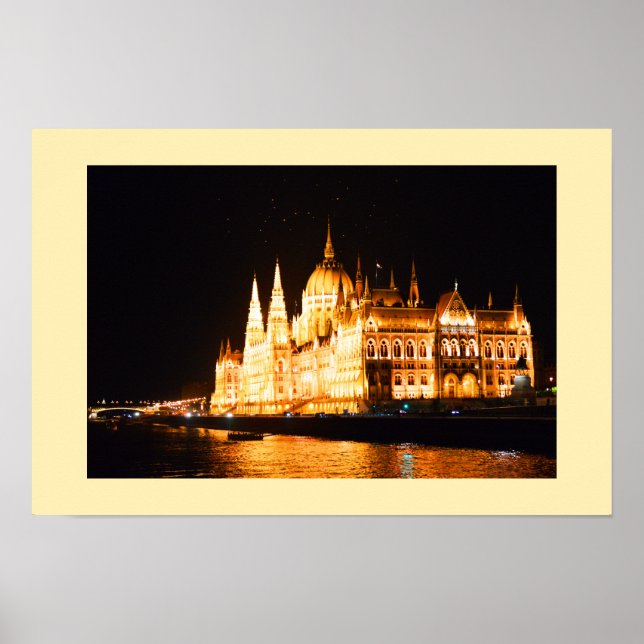 Póster Edificio del Parlamento en Budapest (Frente)