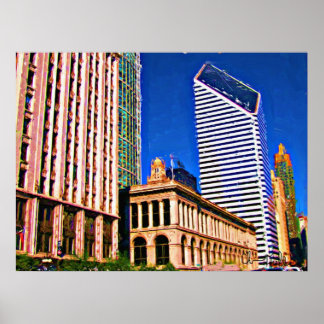 Póster Edificio Diamond