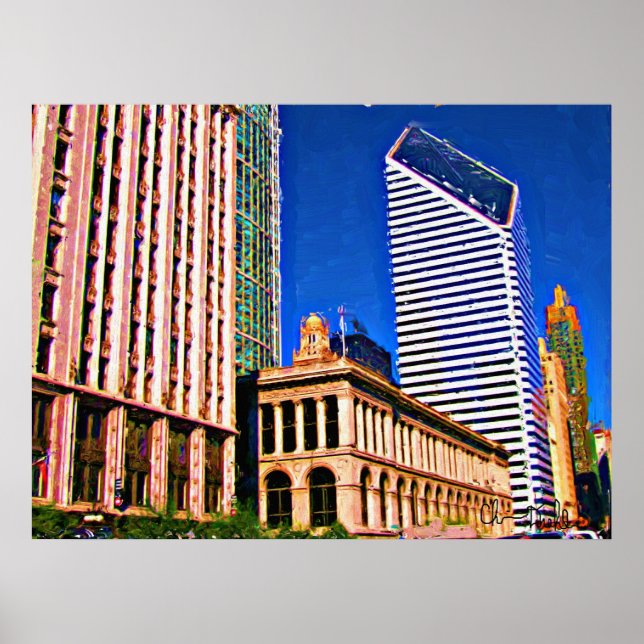 Póster Edificio Diamond (Frente)