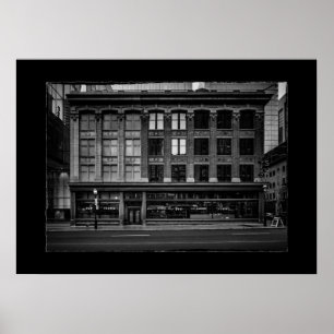 Póster Edificio Elgin número 3 con borde