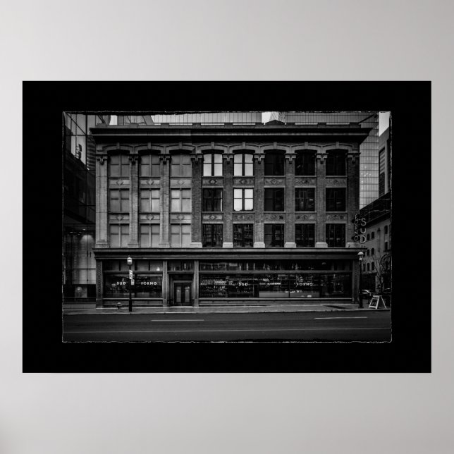 Póster Edificio Elgin número 3 con borde (Frente)
