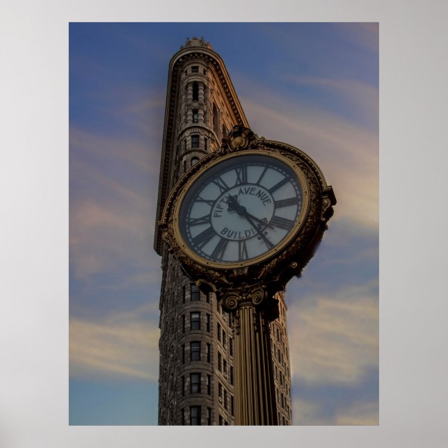 Póster Edificio Flatiron en la ciudad de Nueva York (Frente)