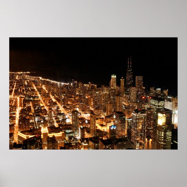 Póster Edificio Hancock de Chicago (Frente)