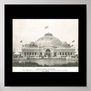 Póster Edificio justo-horticultura del mundo poster