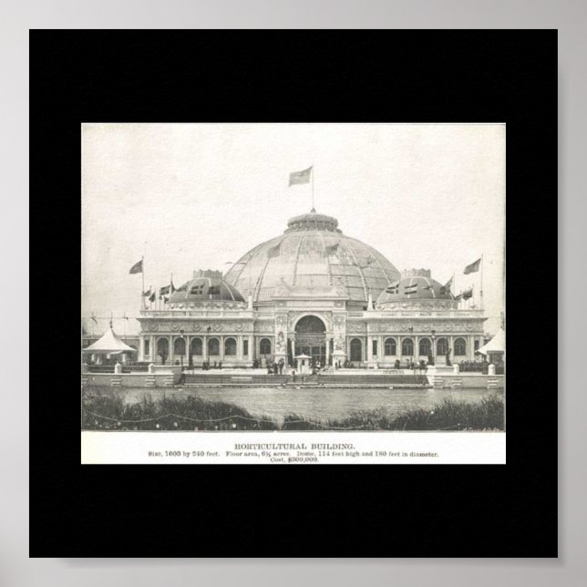 Póster Edificio justo-horticultura del mundo poster (Frente)