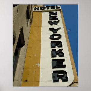 Póster Edificio Manhattan Art Deco