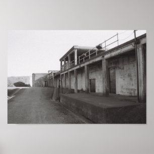 Póster Edificio militar del Parque Estatal Fort Casey