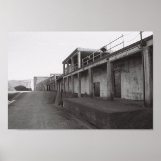 Póster Edificio militar del Parque Estatal Fort Casey