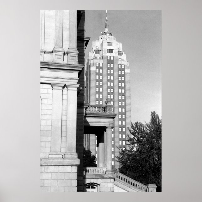 Póster Edificio nacional de Michigan (Frente)