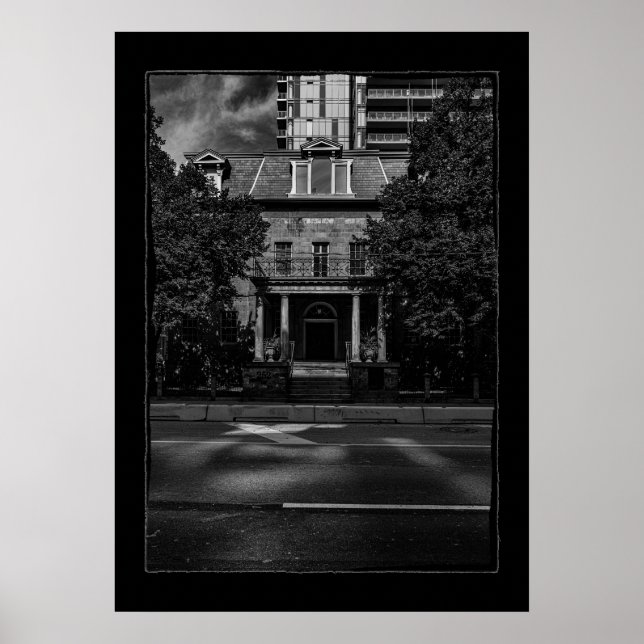 Póster Edificio no 2 del Banco del Alto Canadá con fronte (Frente)