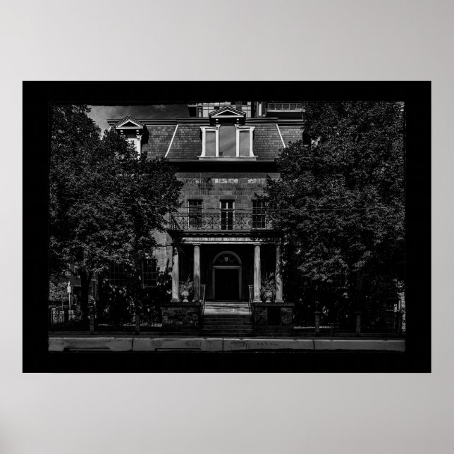 Póster Edificio no 3 del Banco del Alto Canadá con fronte (Frente)