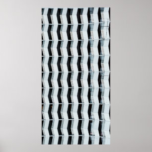 Póster Edificio pintado de blanco