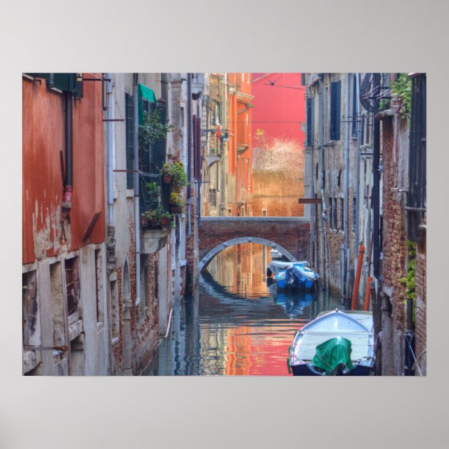 Póster Edificios Antiguos De Venecia Italia (Frente)