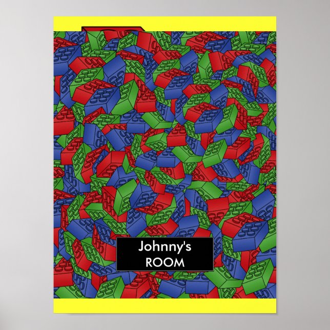 Póster Edificios bloques Poster Para una habitación de ni