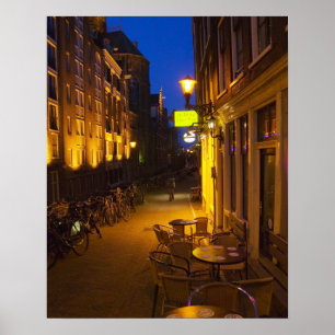 Póster Edificios con fachada del siglo XVII o XVIII y