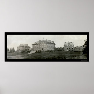 Póster Edificios de Cornell Ithaca Foto 1909