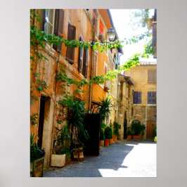 Póster Edificios de Roma Coloridos