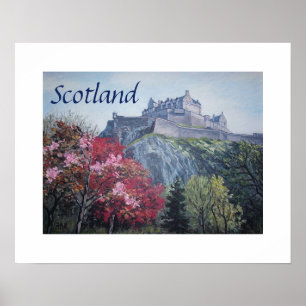 Póster Edimburgo Castle Scotland Ping de Pola.B.Alex