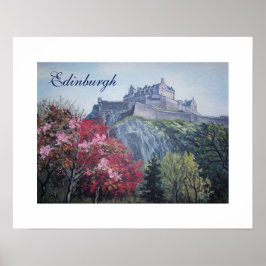 Póster Edimburgo Castle Scotland Ping de Pola.B.Alex