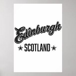 Póster Edimburgo Escocia