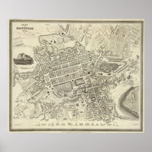 Póster Edimburgo, Escocia