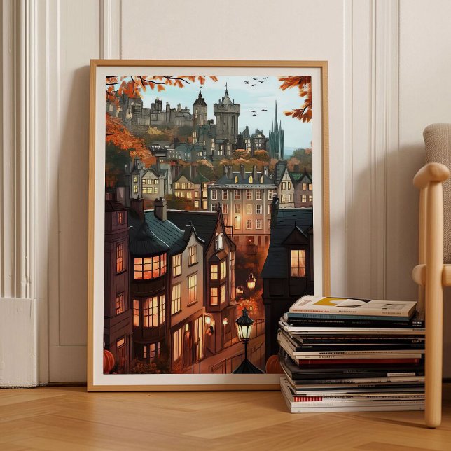 Póster Edimburgo Imprimir Ilustración Edimburgo Escocia (Subido por el creador)