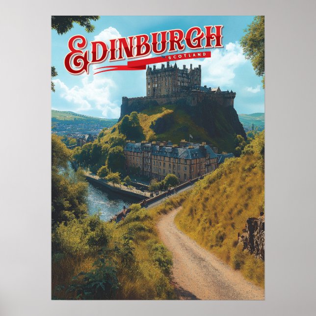 Póster Edimburgo: Un romance escocés polvoriento (Frente)