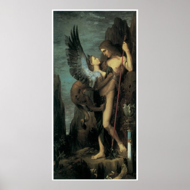 Póster Edipo y la Esfinge (Frente)