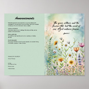 Póster Editar, descargar Poster de boletines de la iglesi