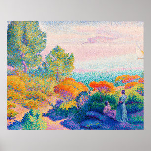 Póster Edmond Cross, Dos mujeres en la orilla,