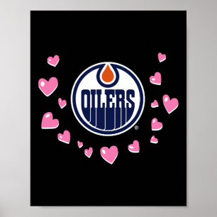 Póster Edmonton Oilers San Valentín Amor Nhl Oficialmente