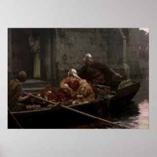 Póster Edmund Blair Leighton - En tiempo de peligro