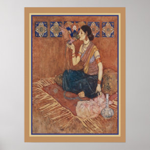 Póster Edmund Dulac "Scheherazade" CA 1909