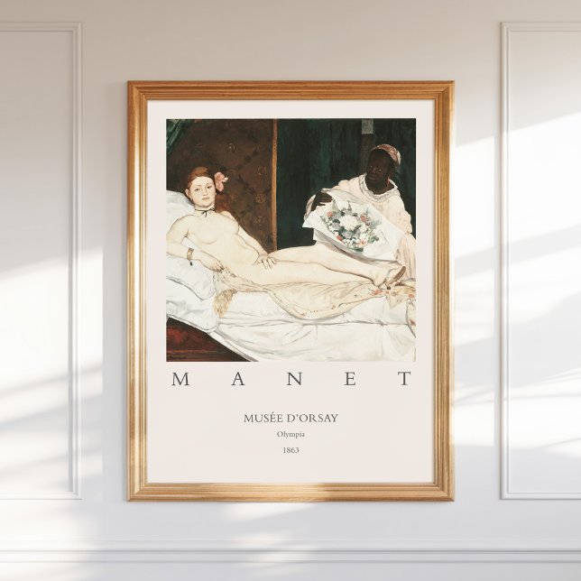 Póster Edouard Édouard Manet Olympia 1863 Art Print (Subido por el creador)
