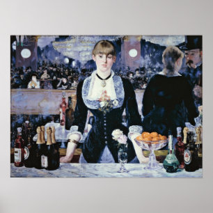 Póster edouard Manet - Bar en el Folies-Bergere