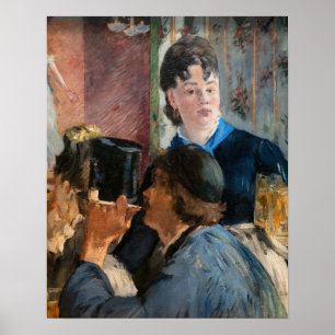 Póster Edouard Manet - Camarera Sirviendo Cerveza